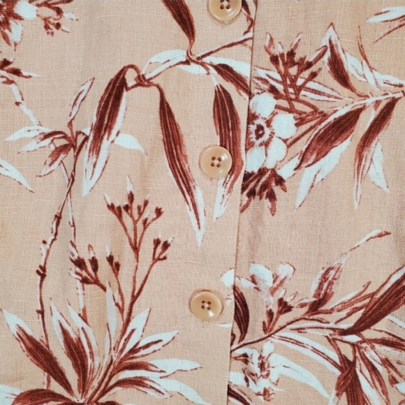 Joie NWT size Large Linen Ethelda Midi Pocket Dress - Picture 5 of 10